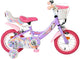 Volare Einhorn Kinderfahrrad – Mädchen – 12 Zoll – Lila – zwei Handbremsen