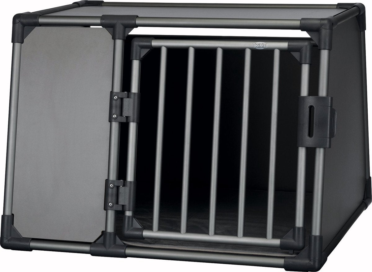 Trixie Transportbox Aluminium Graphit