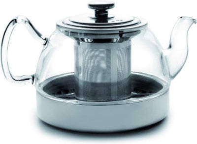 Ibili Glasteekanne mit Induktionsfilter 1200l Silber