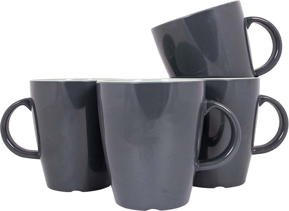Gimex Vivid Line Becher - Grün - 380 ml - 4 Stück