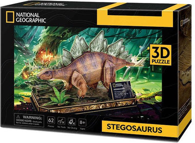 Kubikfun 3D -Puzzle National Geographic Stegosaurus