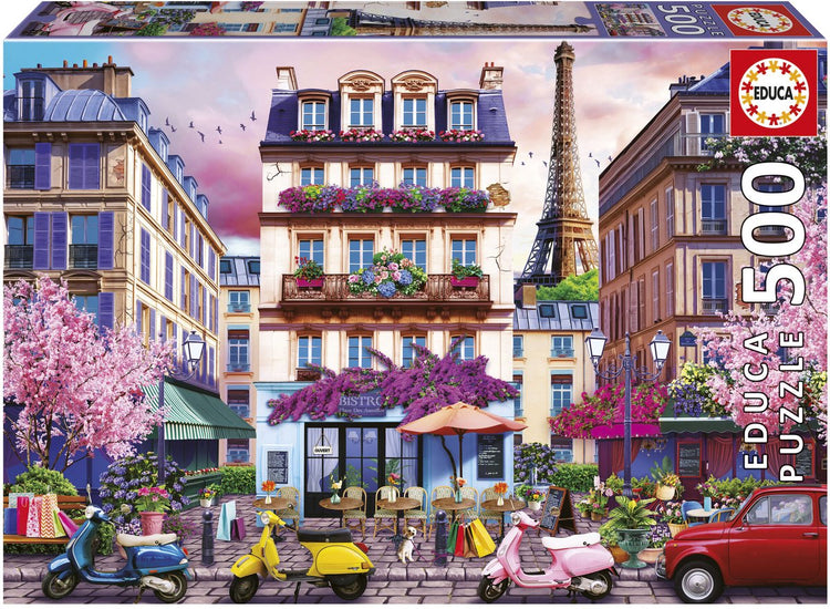 Educa - Puzzle - 500 Teile - Pariser Einkaufsviertel - Puzzle
