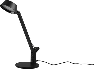 Trio ava - Tischleuchte - Schwarz matt - inkl. 1x SMD 5,2W - USB-Eingang - Ladefunktion - Schreibtischlampe