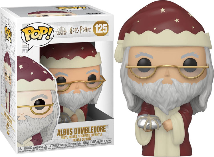 Funko Harry Potter Sammelfigur Pop! Feiertagsalbus Dumbledore 9 cm mehrfarbig