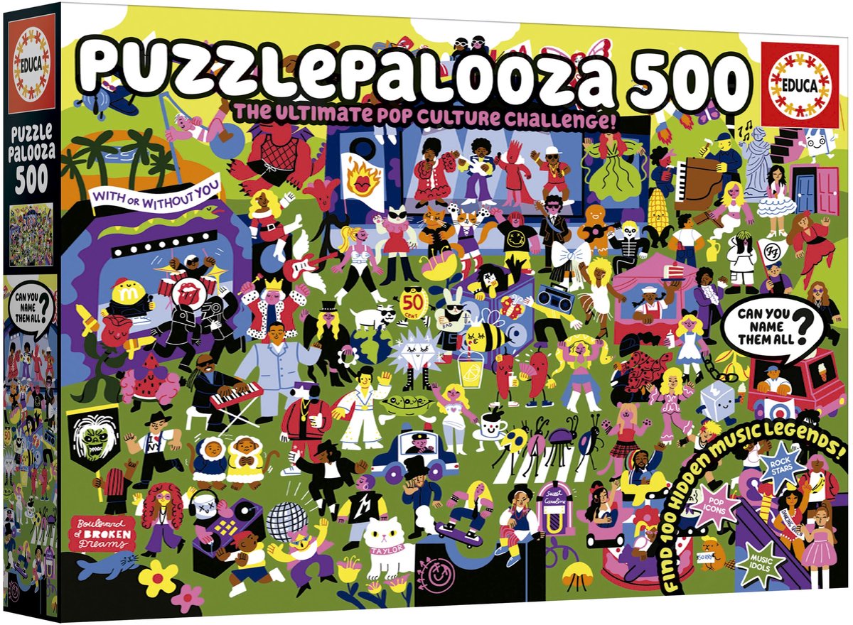 Educa - Puzzle - 500 Teile - Palooza - Puzzle
