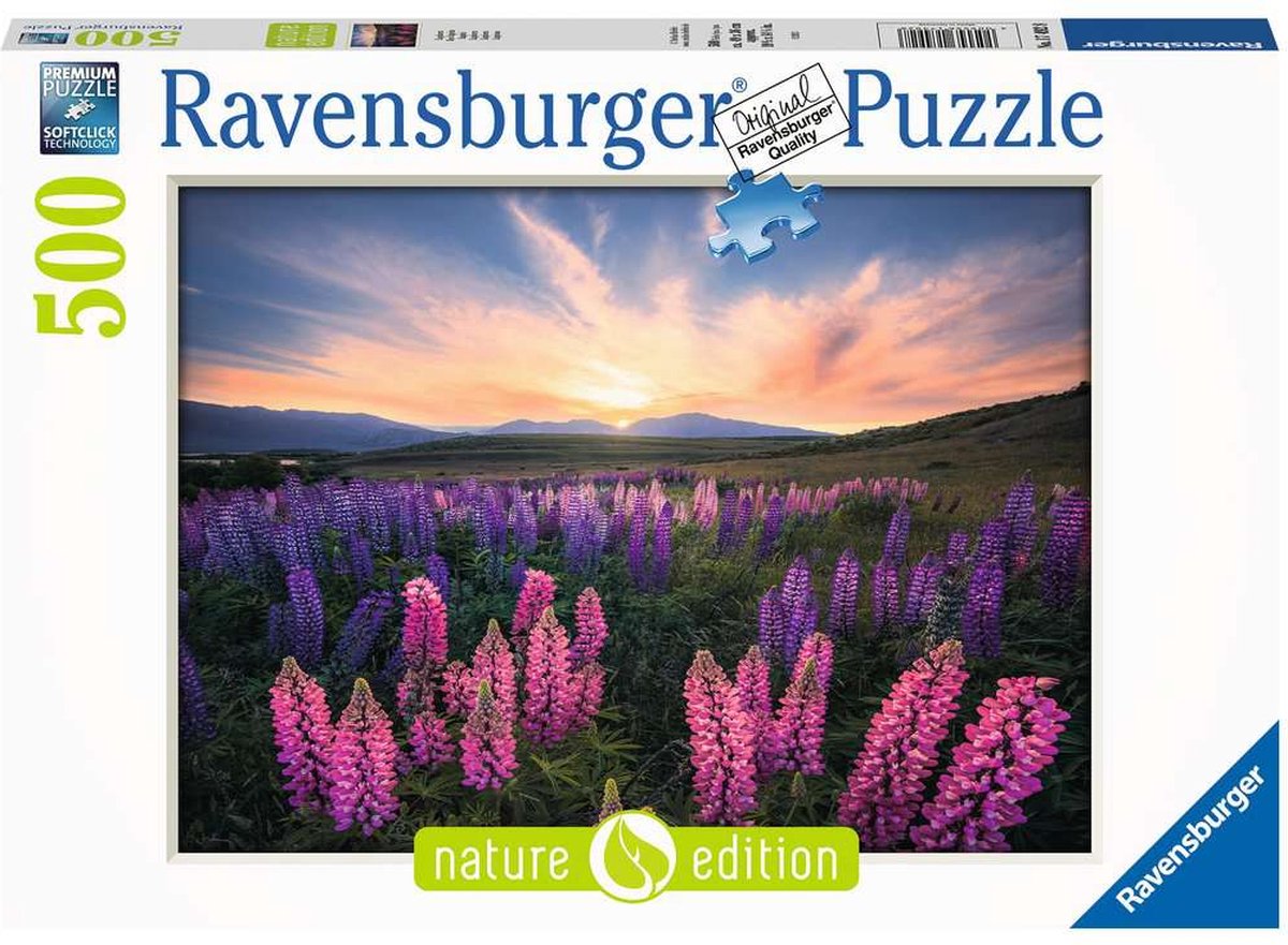 Ravensburger Puzzle Lupinen - Puzzle - 500 Teile