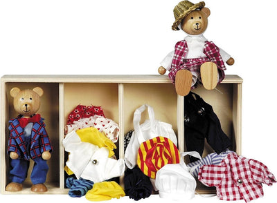 Goki Poppenhuis Berenpopjes + Kleidung