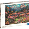 Clementoni-Puzzle „Frei zum Grasen“ – 3000 Teile.