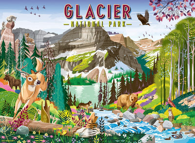 Ravensburger Puzzle Gletscher-Nationalpark - 500 Teile.