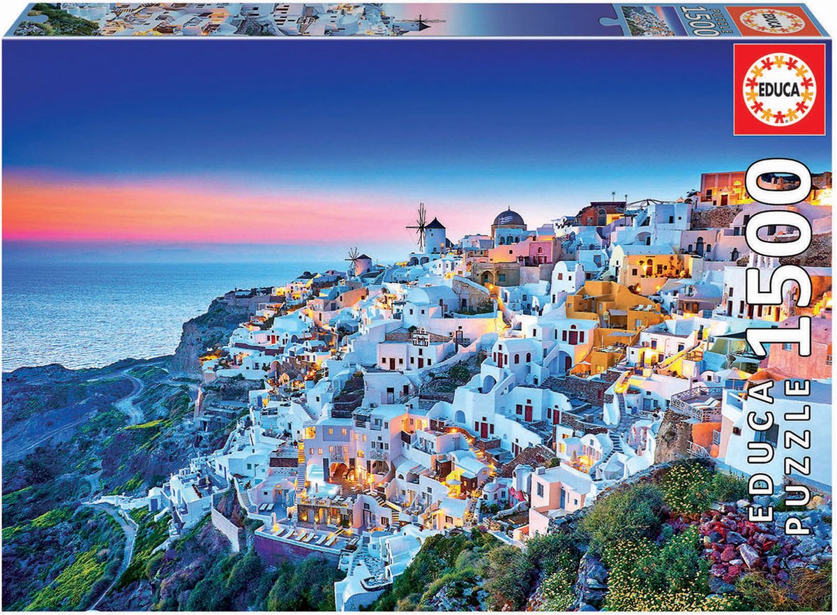 Educa - Puzzle - 1500 Teile - Santorini