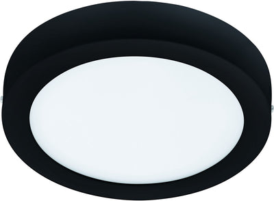 Eglo connect.z fueva-z smarte Aufbauleuchte – ø 21 cm – Schwarz und Weiß – einstellbares weißes Licht – dimmbar – Zigbee