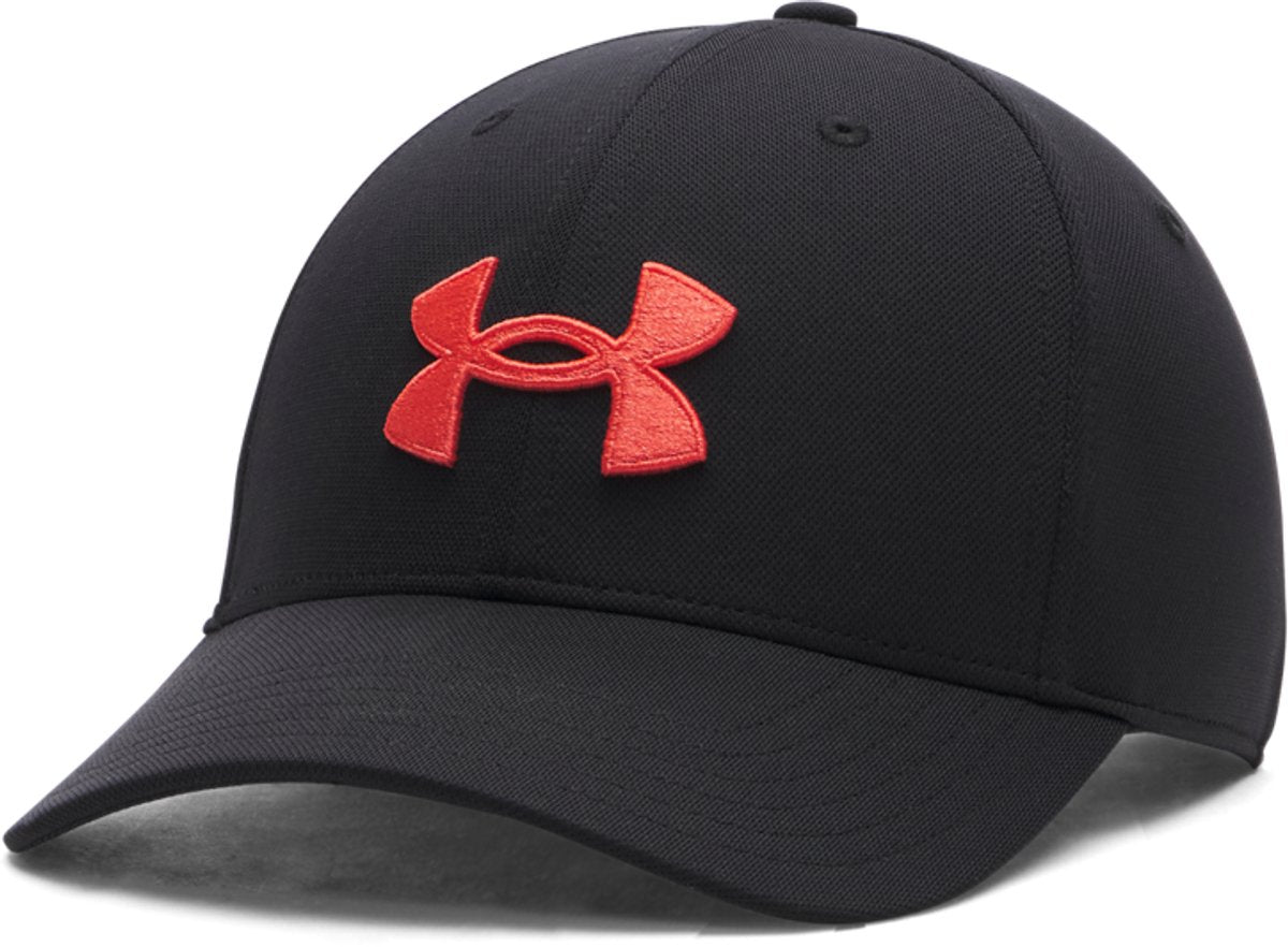 Under Armour M Blitzing Low Adj-Blk Herrenkappe – Schwarz – Venom Red