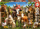 Educa - Puzzle - 500 Teile - Die Schlauen vom Bauernhof - Puzzle