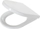 Tiger Stax - Toilettensitz - Toilettensitz mit Deckel - Absenkautomatik - Easy-Clean-Funktion - Thermoplast - Weiß