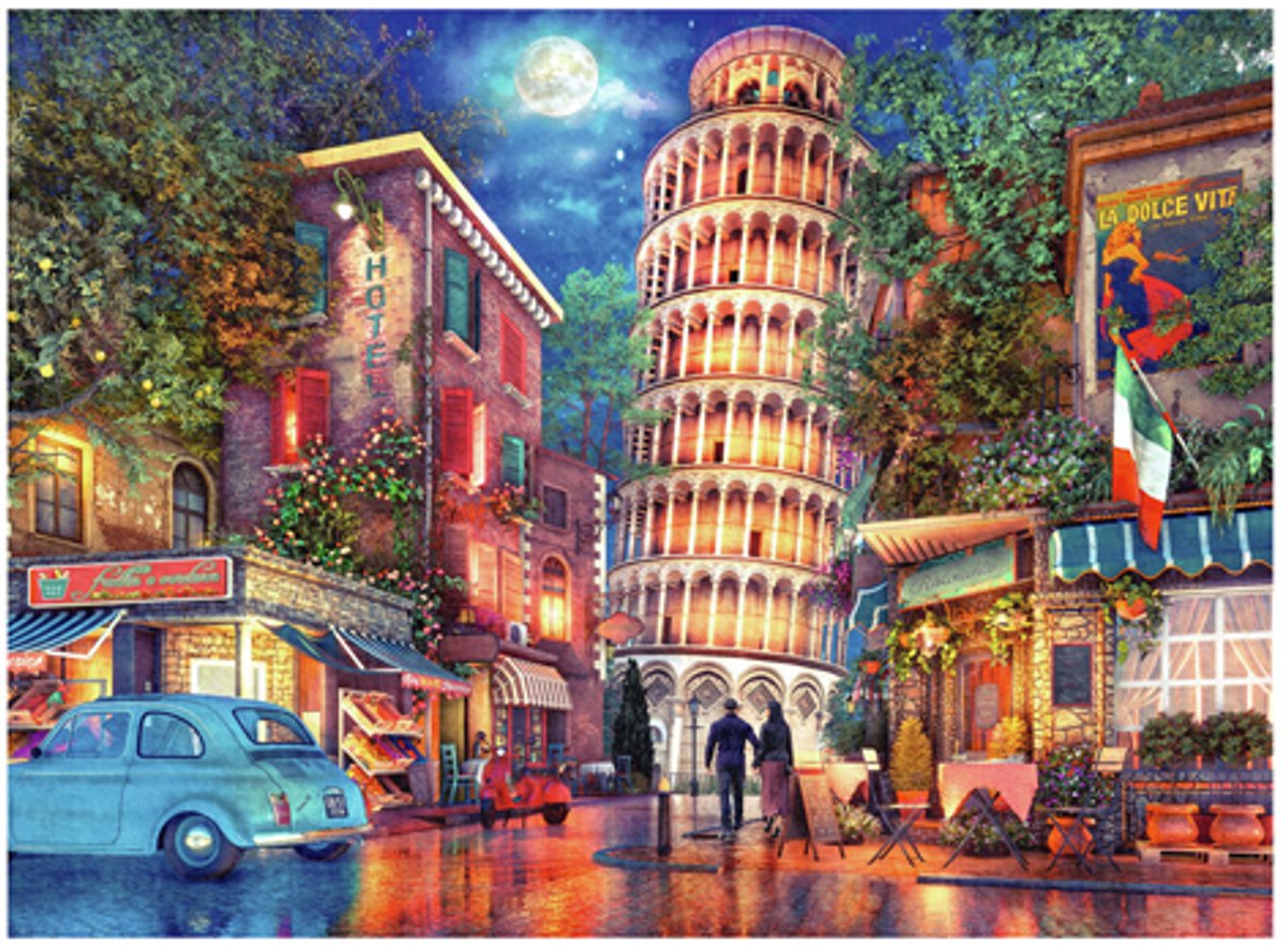 Ravensburger Puzzle Abend in Pisa, 500st.