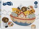Kleiner Fuß Holzbalance Game Safari