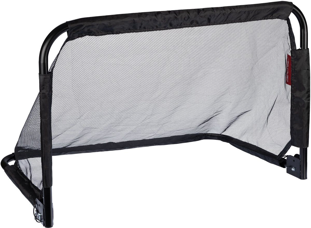 Avento klappbare Fußballtore aus Stahl – 2 Stück – 90 x 60 x 60 cm – schwarz