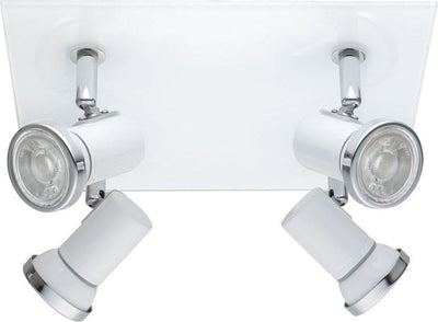 Eglo Batholino Tamara 1 - Spot - 4 Lichter - Weiß, Chrom