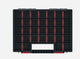 Kistenberg Sortierbox Fächer Koffer - Nägel Schrauben Kleinteile - 30 Fächer - Kunststoff - Schwarz - 40 x 30 x 5 cm