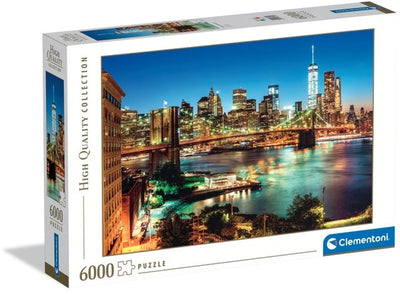 Clementoni Puzzle Brooklyn Bridge Lichter, 6000 Teile.