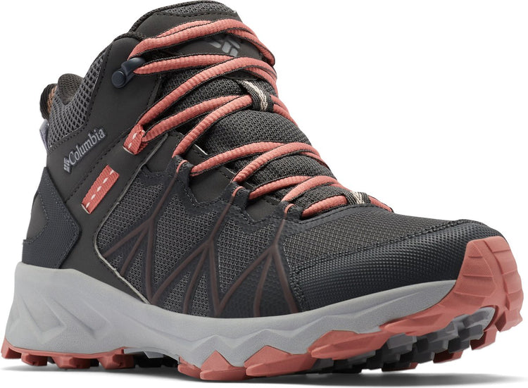 Columbia Peakfreak™ II Mid Outdry™ Damen-Wanderstiefel – Dunkelgrau, dunkle Koralle – Größe 38