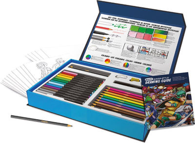 Crayola - Hobbypaket - Manga zeichnen mit 45 Teilen für Kinder