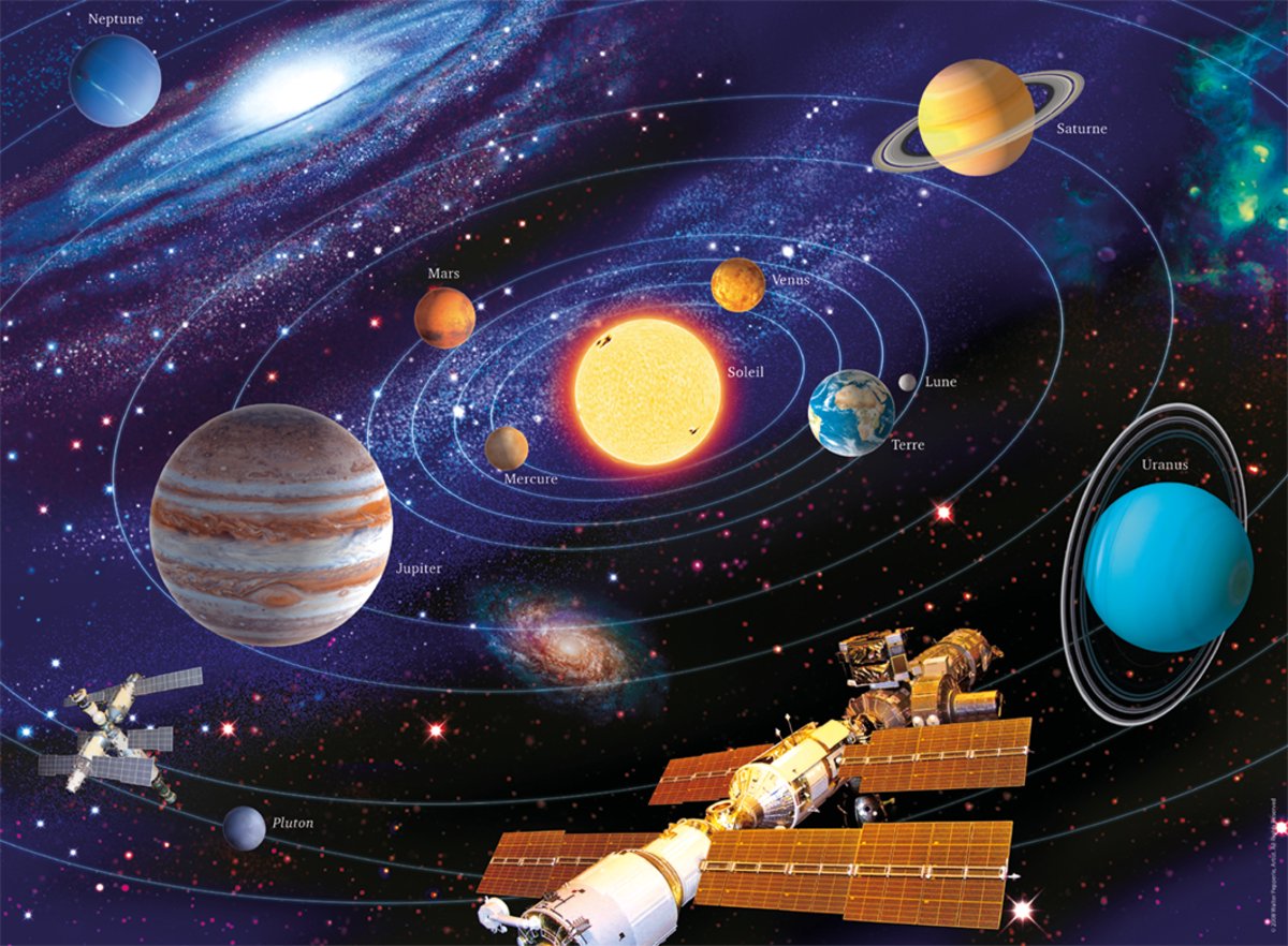 Ravensburger Puzzle Sonnensystem – 500 Teile Lernspielzeug.