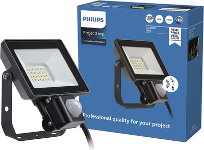 Philips LED Philips Projectline Strahler – 20 W – warmweißes Licht – Sensor