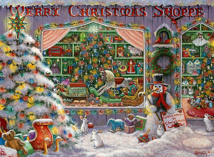 Ravensburger Puzzle Der Weihnachtsladen 500 Teile