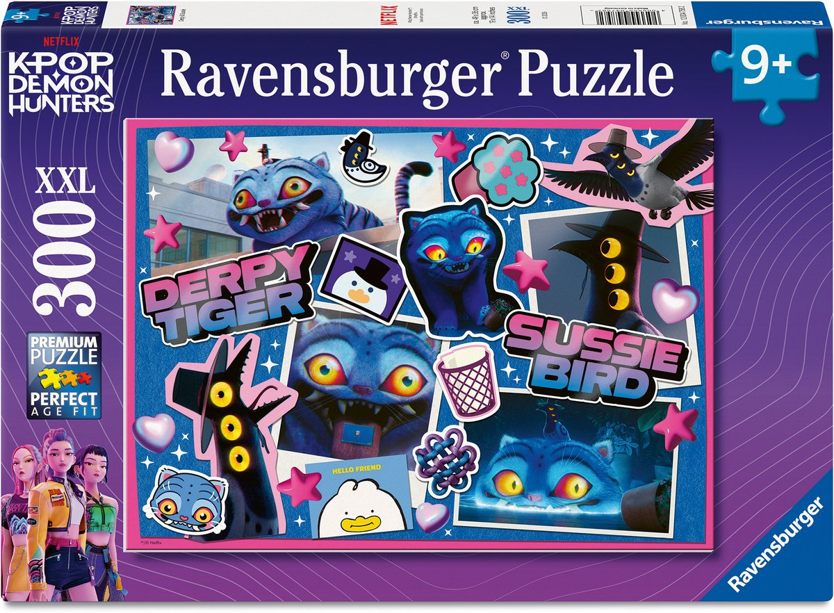 K-Pop Ravensburger Demon Hunters XXL-Puzzle 300 Teile – Kinderpuzzle 49 x 36 cm – ab 9 Jahren