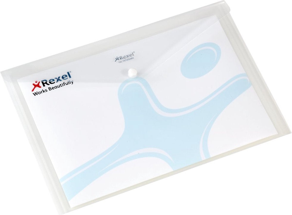 Rexel Dokumentenmappe A4 – 1 Stück – Weiß