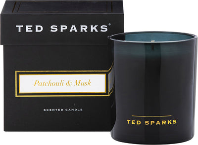 Ted Sparks – Duftkerze Demi – Patschuli-Moschus
