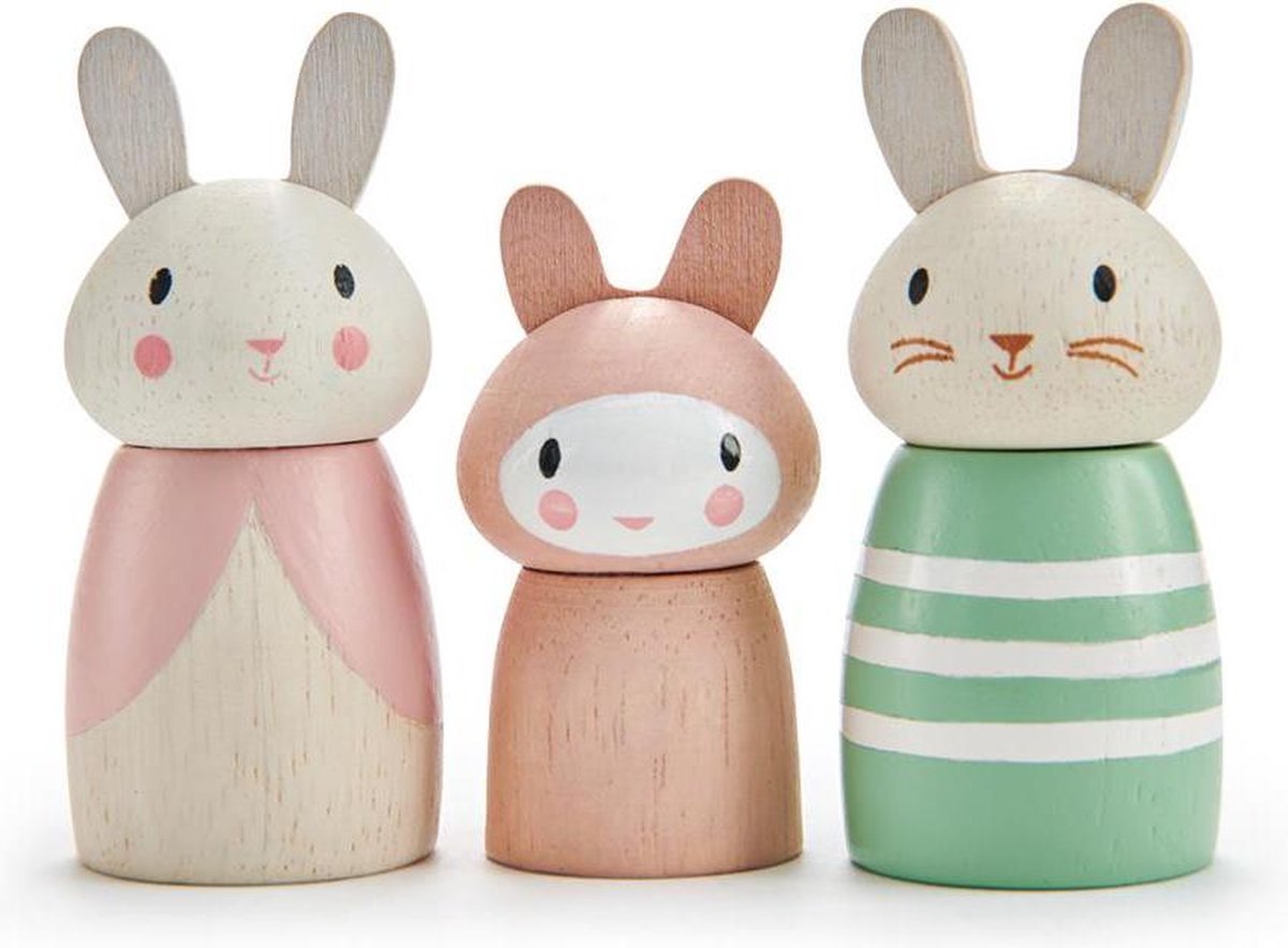 Tender Leaf Toys Spielfiguren Bunny Tales Junior Holz 3-teilig