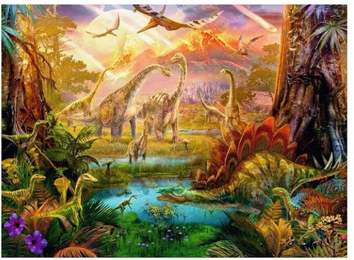 Ravensburger Puzzle Land der Dinosaurier, 500st.