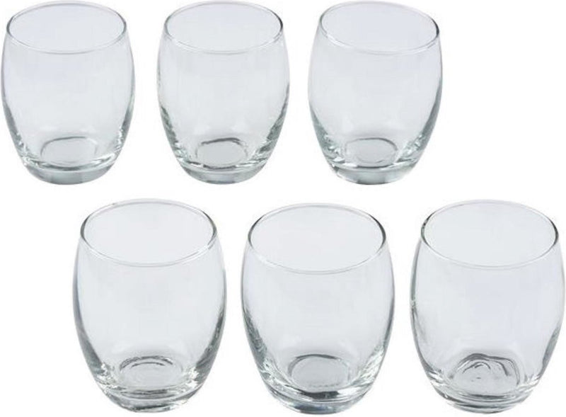 Alpina Kitchen Home Alpina Set mit 6 klaren Trinkgläsern – 350 ml – elegantes und vielseitiges Design