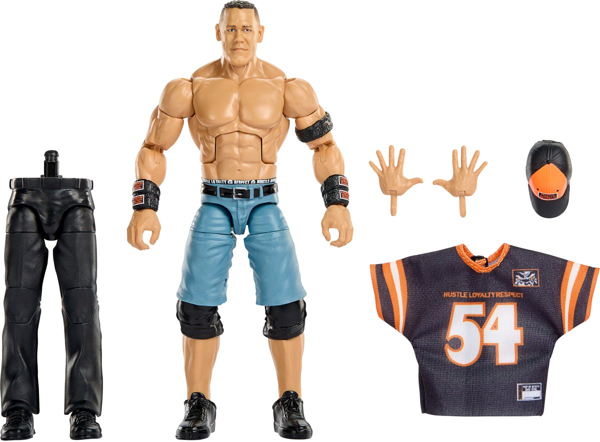 Mattel WWE Actionfigur John Cena Wrestlemania Spielzeugfigur.