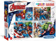 Clementoni-Puzzle 4-in-1 Avengers – 20 60 100 180 Teile