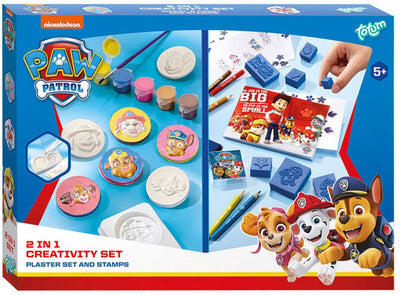 Totum 2in1 Gips- und Briefmarkenhandwerksset