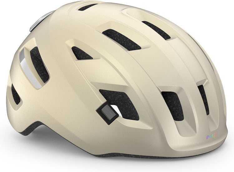 Mit E-Mob Fahrradhelm Herren Damen – Fahrradhelm E-Bike Erwachsene – Größe L (58–61 cm) – NTA8776 – Vanilleeis