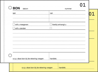 Sigel Quittungsbuch - Express - A6 - Block 2x50 Blatt - selbstdurchschreibend - si-40266