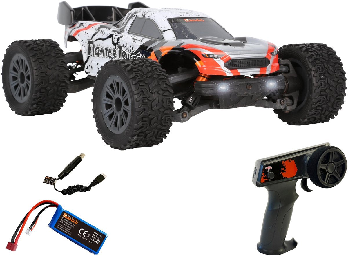 Df-Models FighterTruggy Mini – 1 16 fahrbereit