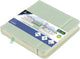Kangaro-Skizzenbuch – 12 x 12 cm – Mint – PU-Hardcover – mit Gummiband und Band – k-861204