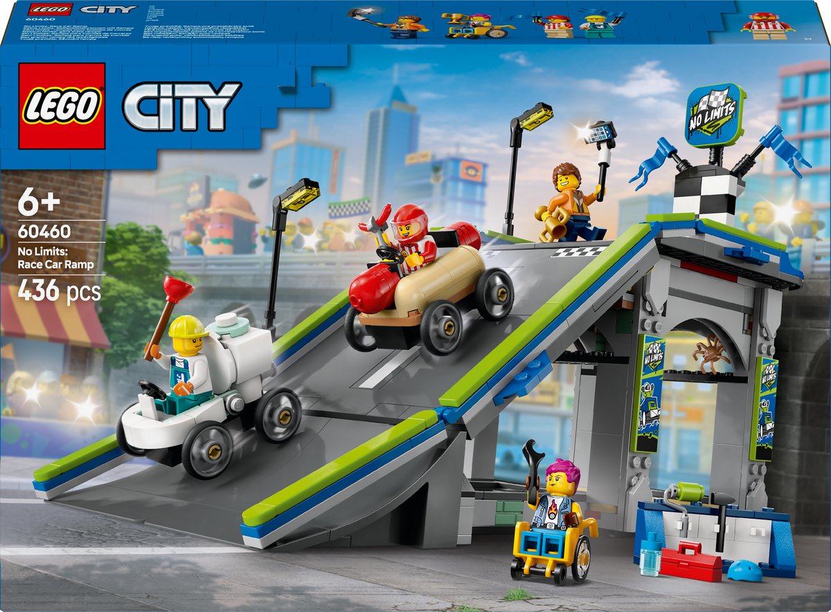 Lego Lego City 60460 schnelle Rampe für Rennwagen
