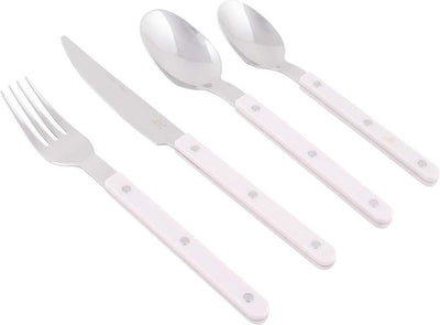 Bo-Camp - Pastell - Besteckset - Honfleur - Edelstahl - 16-teilig - 4 Personen - Flieder