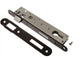 Markenloser Sans-Marque-Schmaltürschloss-Profilzylinder 90×22 mm – Schlossabstand 90 mm – schwarze Frontplatte