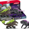Schleich Eldrador Shadowlynx gegen Rock Breaker