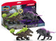 Schleich Eldrador Shadowlynx gegen Rock Breaker