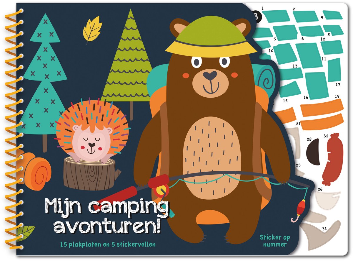 Aufkleber nach Nummer – meine Camping-Abenteuer