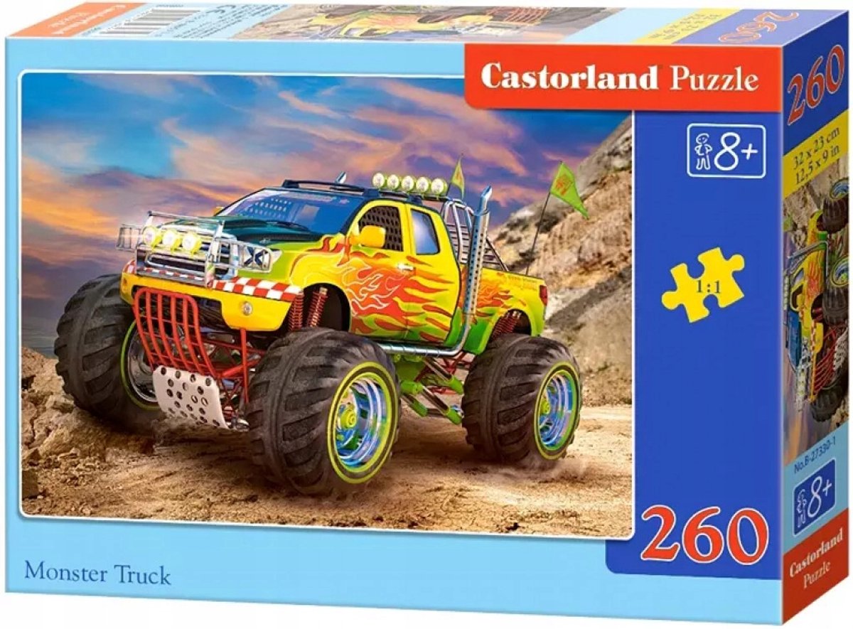 Castorland Puzzle-Monstertruck mit 260 Elementen