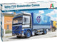 Italeri Modellbausatz LKW – 3945 Volvo F16 Globetrotter Canvas mit Aufzug aus Kunststoff – 1:24 – Modellbau